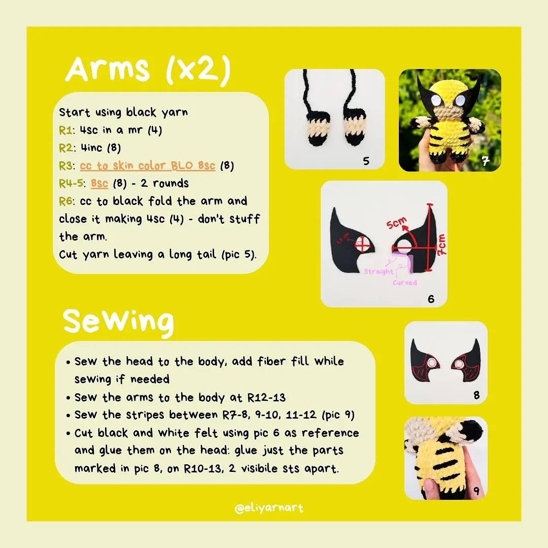 Crochet Superhero Plushie Pattern for Amigurumi Enthusiasts