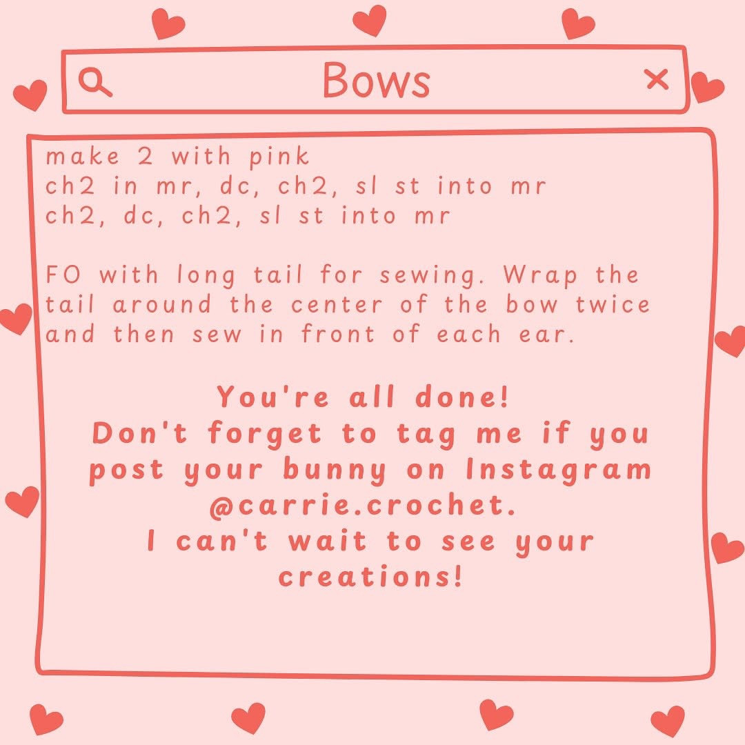 Crochet Teddy Bear Pattern with Heart - Free Tutorial