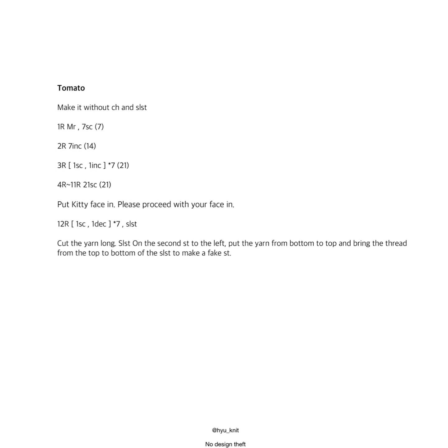 Crochet Tomato Kitty with Free Pattern Included