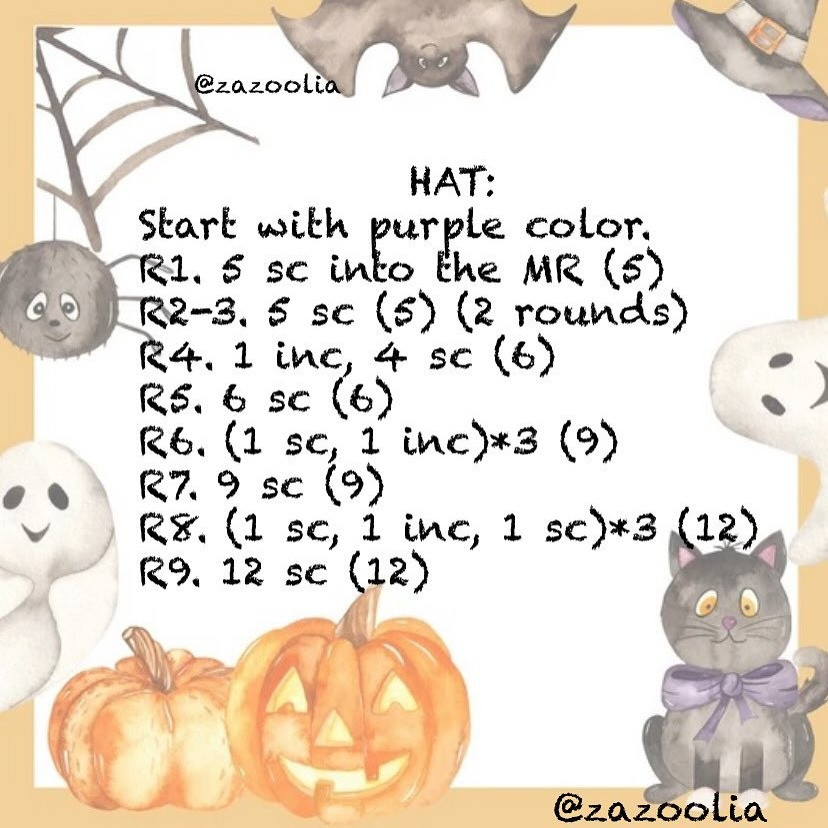 Crochet Witch Hat Free Pattern for Halloween Fun Crafting