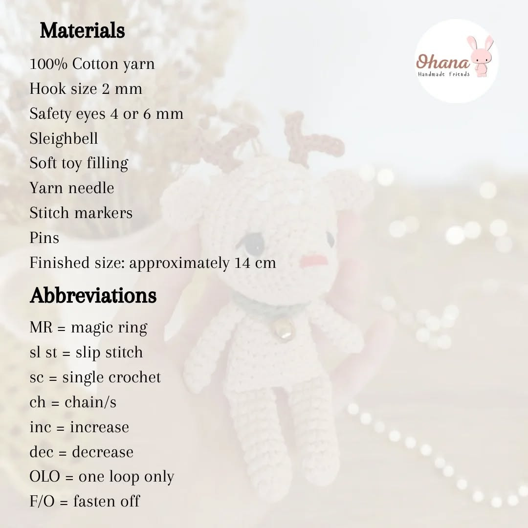 Crochet Your Own Adorable Baby Deer with This Free Pattern