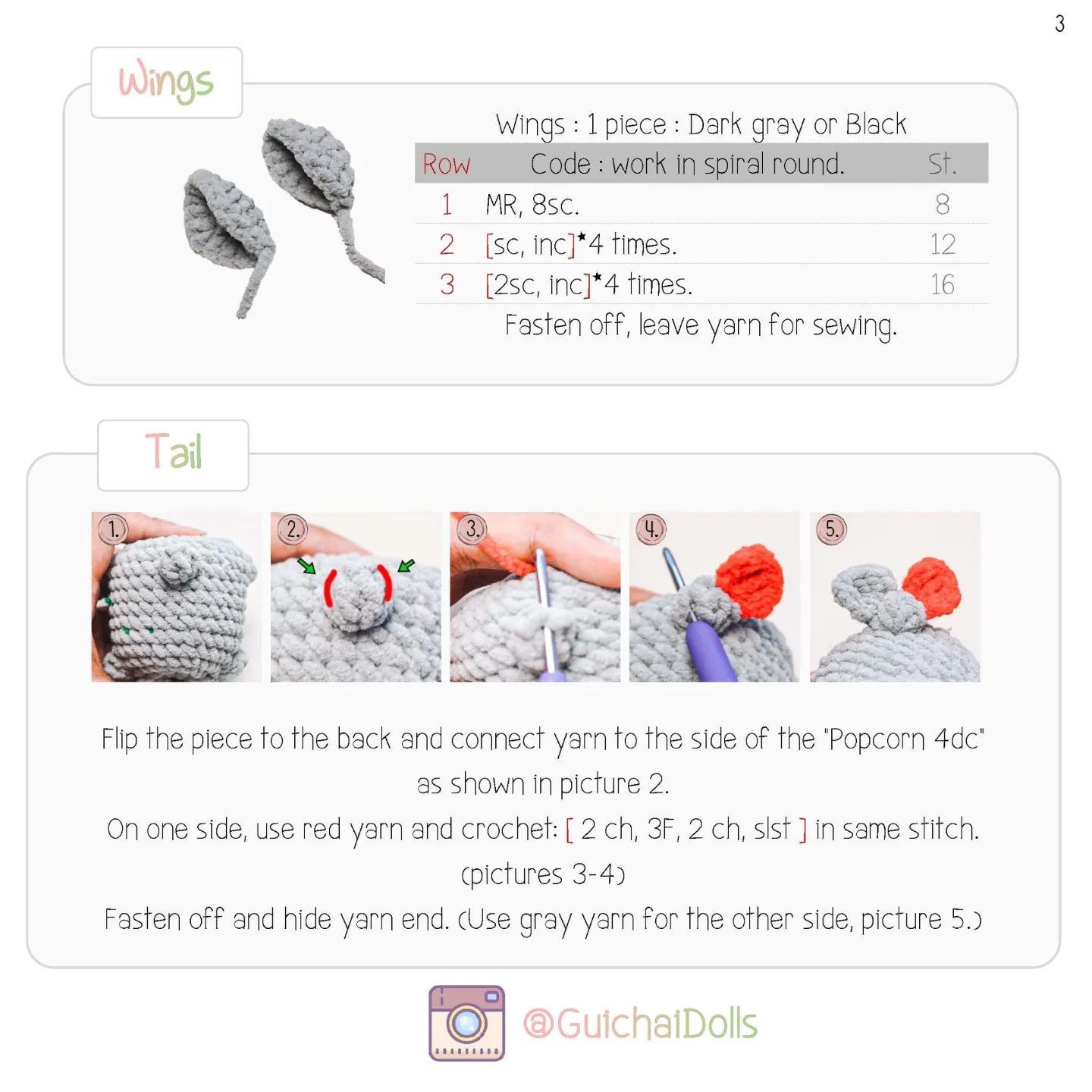 Crochet Your Own Adorable Baby Dragon with This Free Pattern