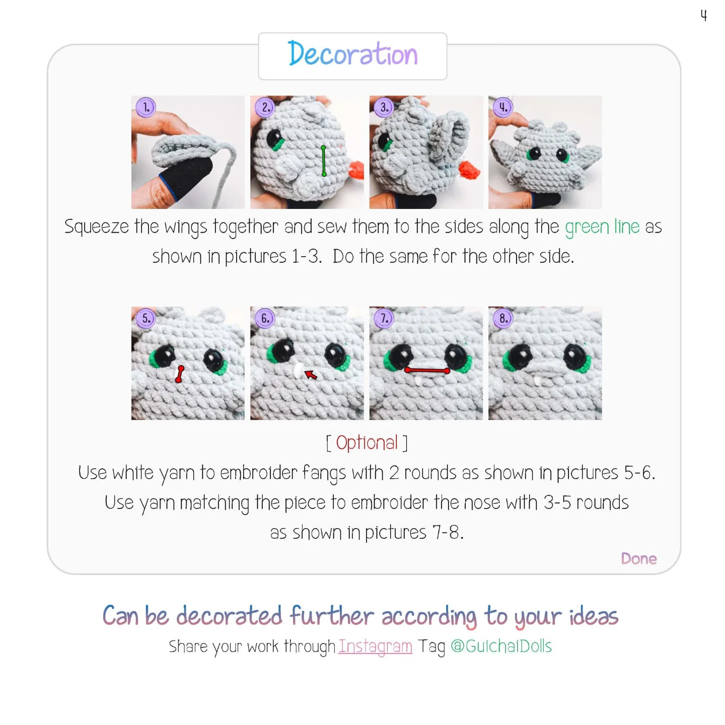 Crochet Your Own Adorable Baby Dragon with This Free Pattern