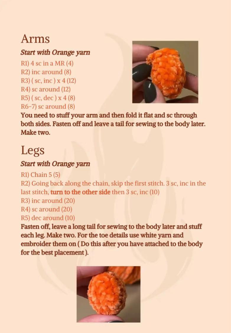 Crochet Your Own Adorable Charmander with This Free Pattern