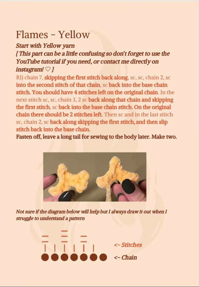 Crochet Your Own Adorable Charmander with This Free Pattern