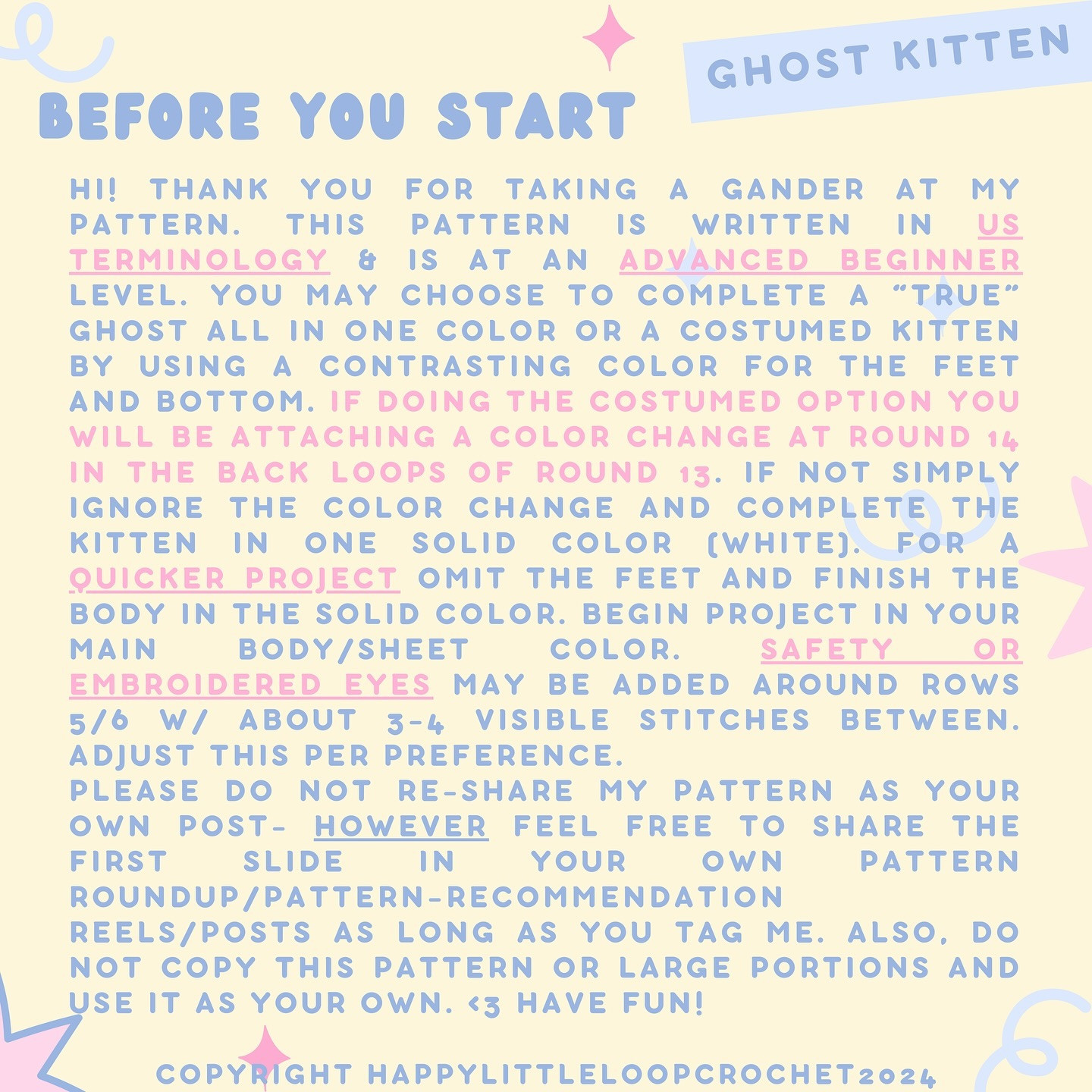 Crochet Your Own Adorable Ghost Kitten with This Free Pattern