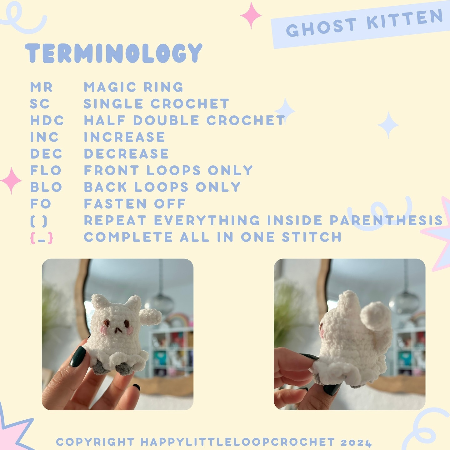 Crochet Your Own Adorable Ghost Kitten with This Free Pattern