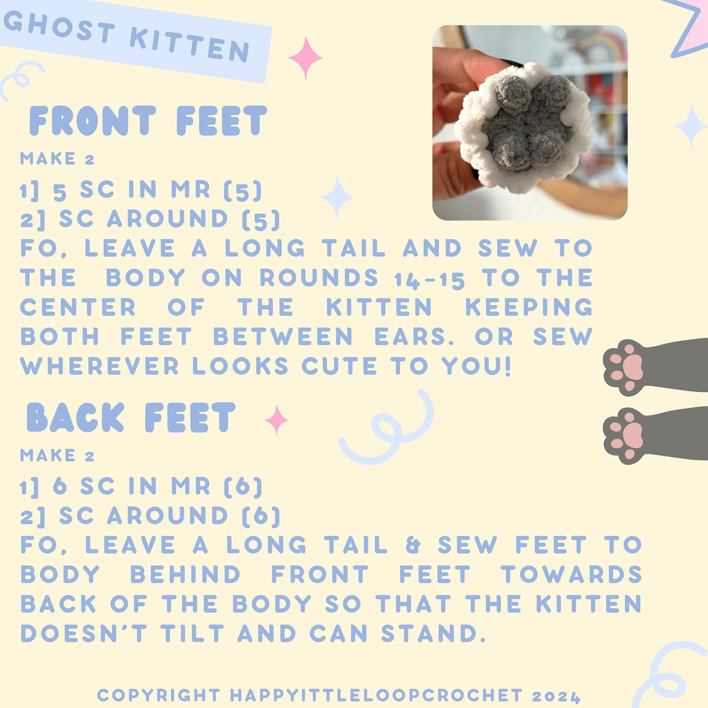 Crochet Your Own Adorable Ghost Kitten with This Free Pattern