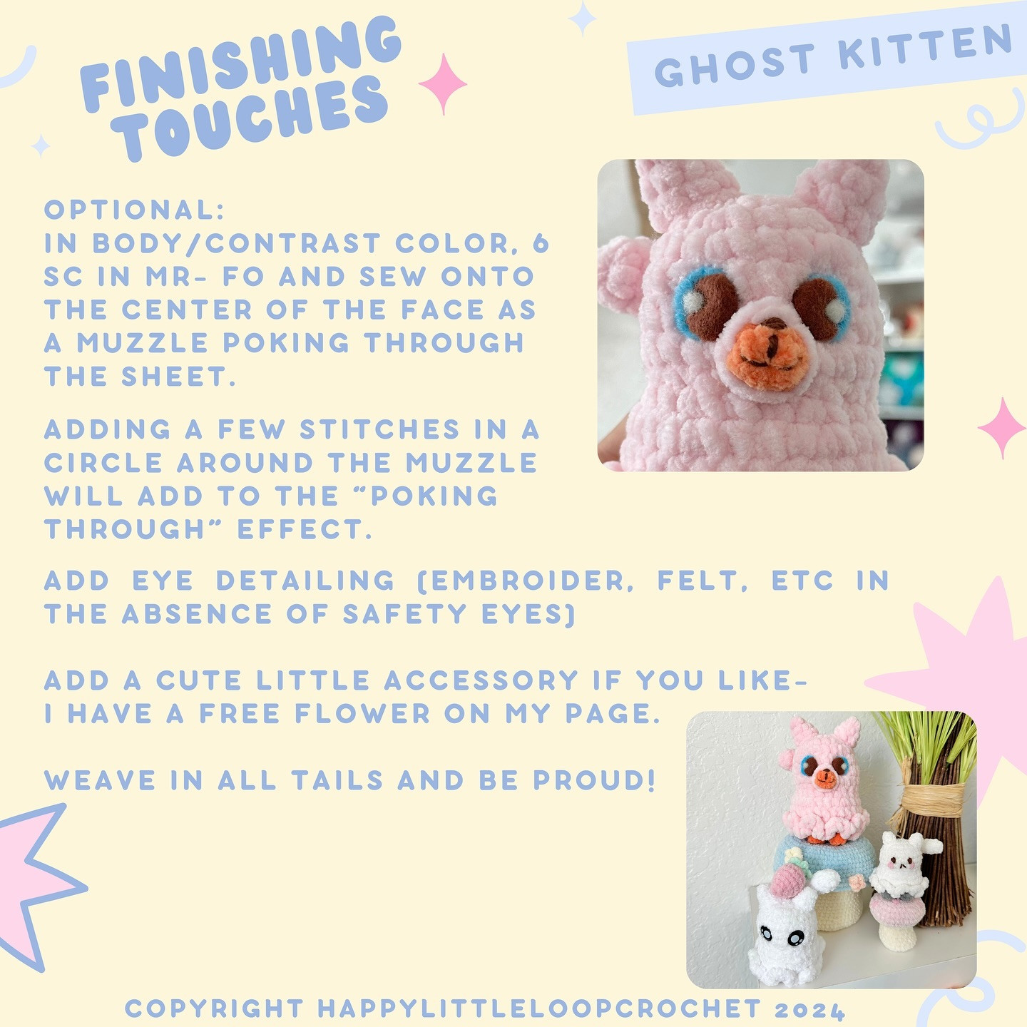 Crochet Your Own Adorable Ghost Kitten with This Free Pattern