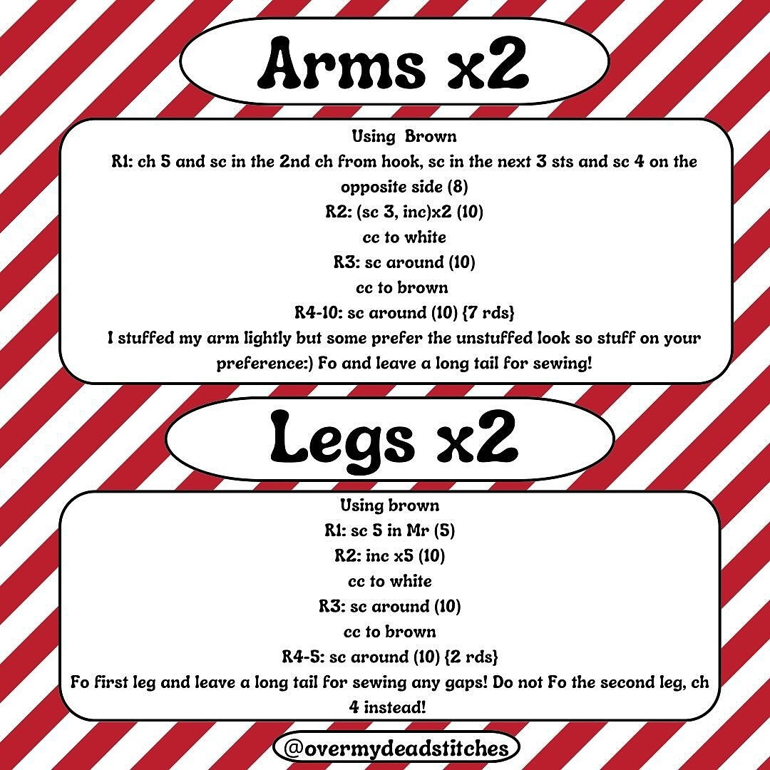 Crochet Your Own Adorable Gingerbear with This Easy Pattern