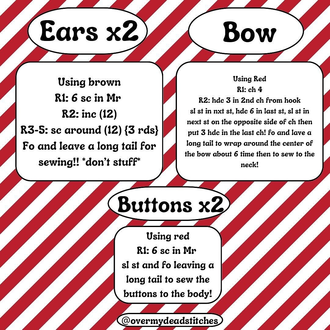 Crochet Your Own Adorable Gingerbear with This Easy Pattern