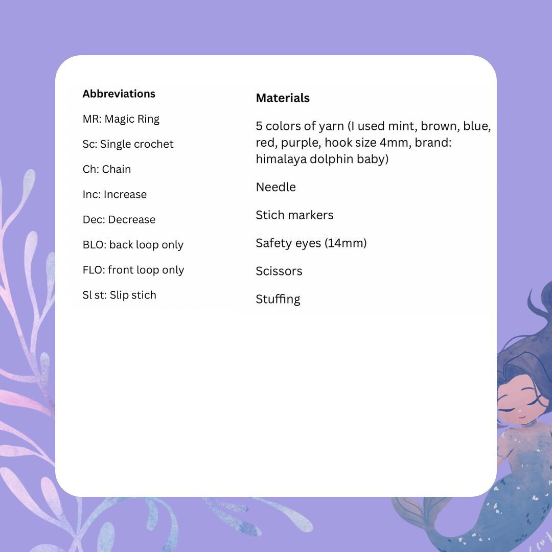 Crochet Your Own Adorable Mermaid Doll with Free Pattern