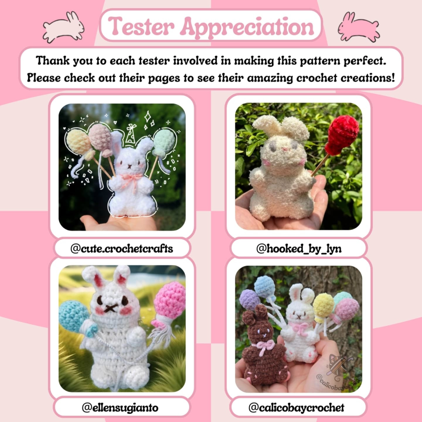 Crochet Your Own Adorable Party Bunny with Balloons