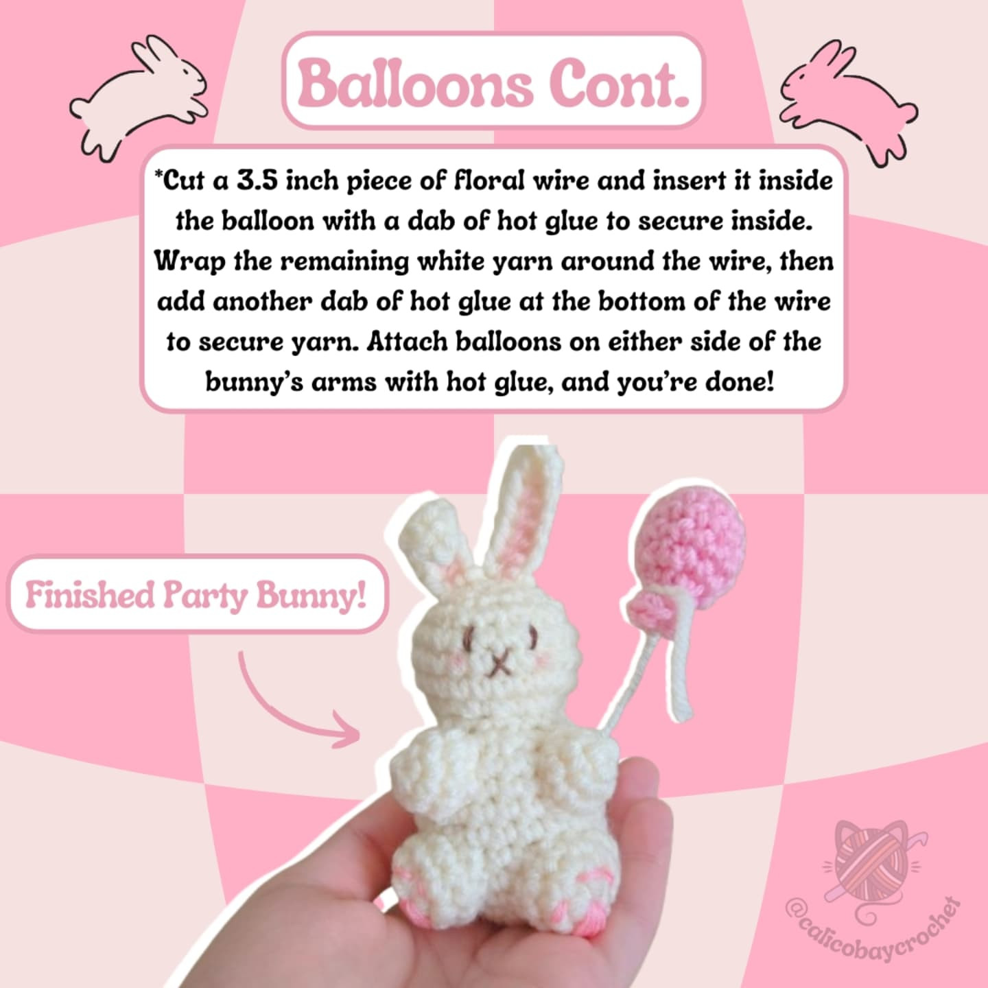 Crochet Your Own Adorable Party Bunny with Balloons