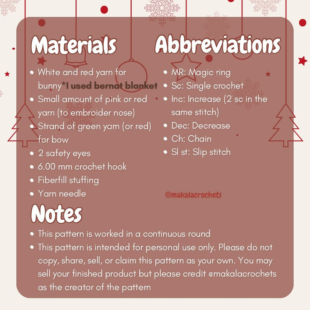 Crochet Your Own Adorable Peppermint Bunny with This Free Pattern