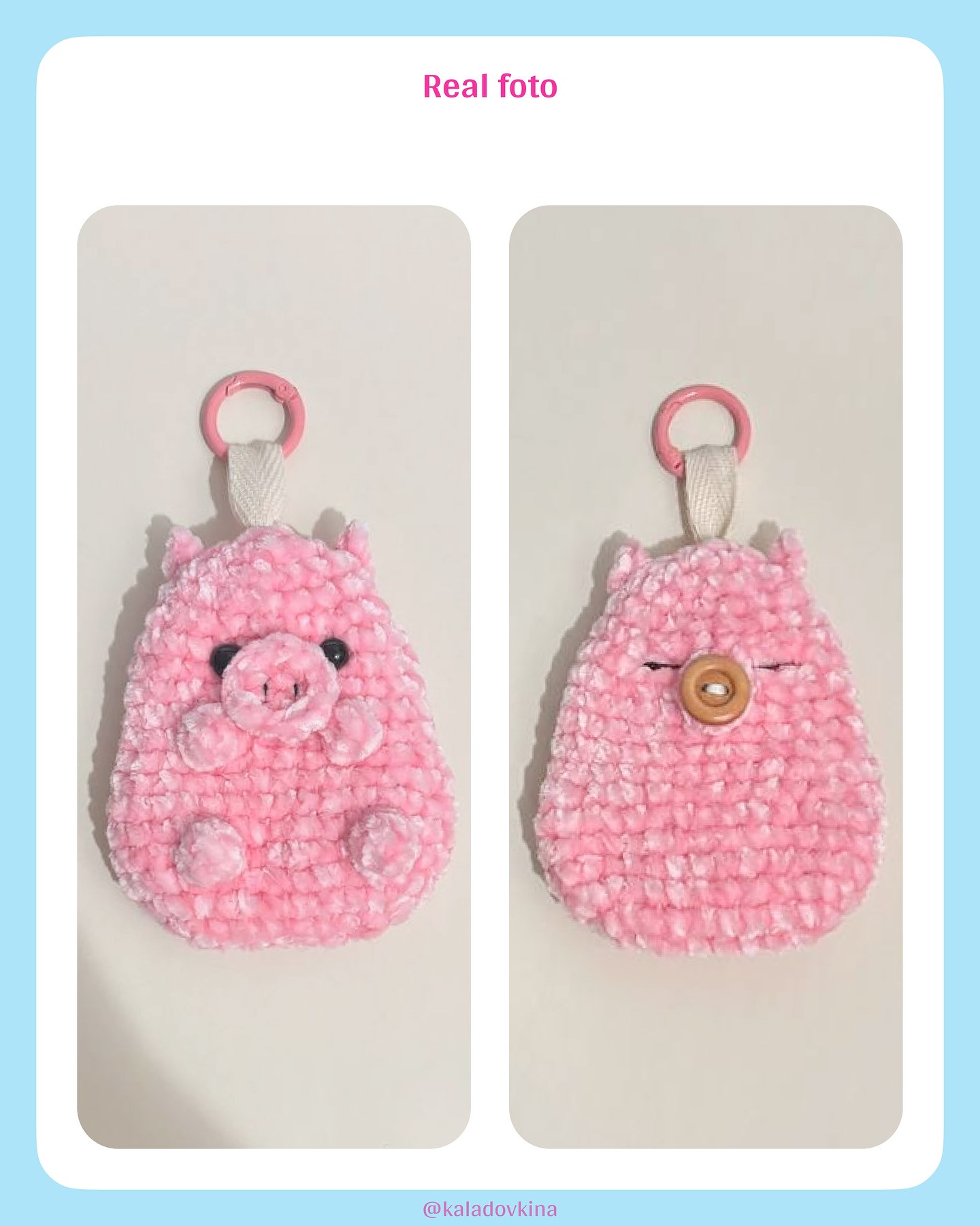 Crochet Your Own Adorable Piggy Pouch with This Easy Pattern