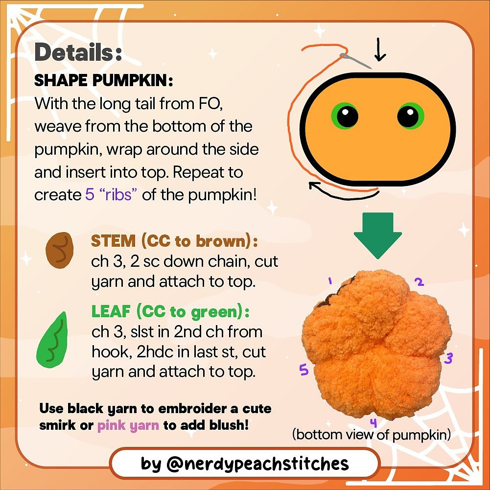 Crochet Your Own Adorable Pumpkin Pal This Halloween