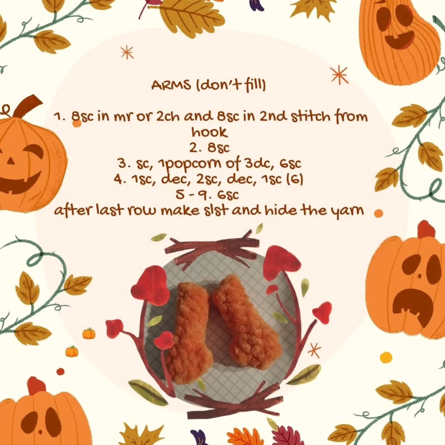 Crochet Your Own Adorable Pumpkinman with Free Pattern