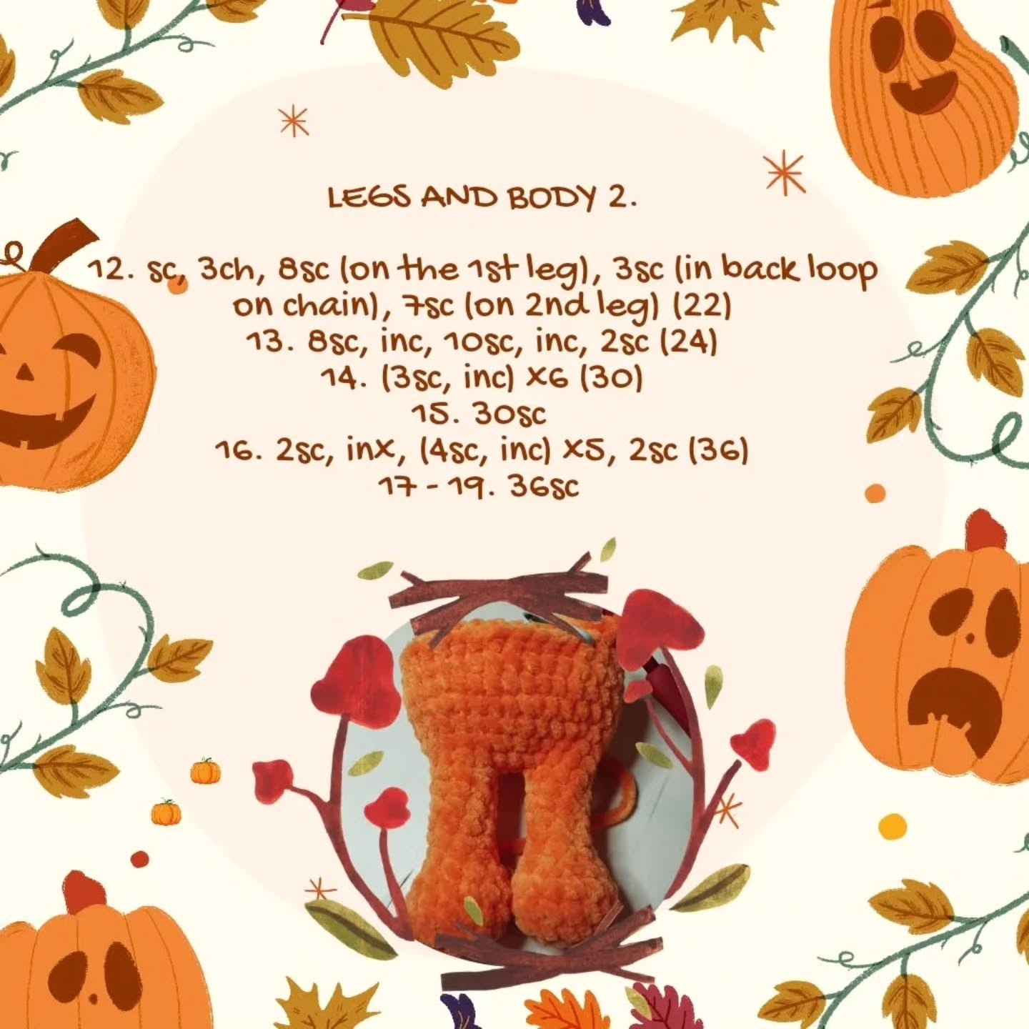 Crochet Your Own Adorable Pumpkinman with Free Pattern