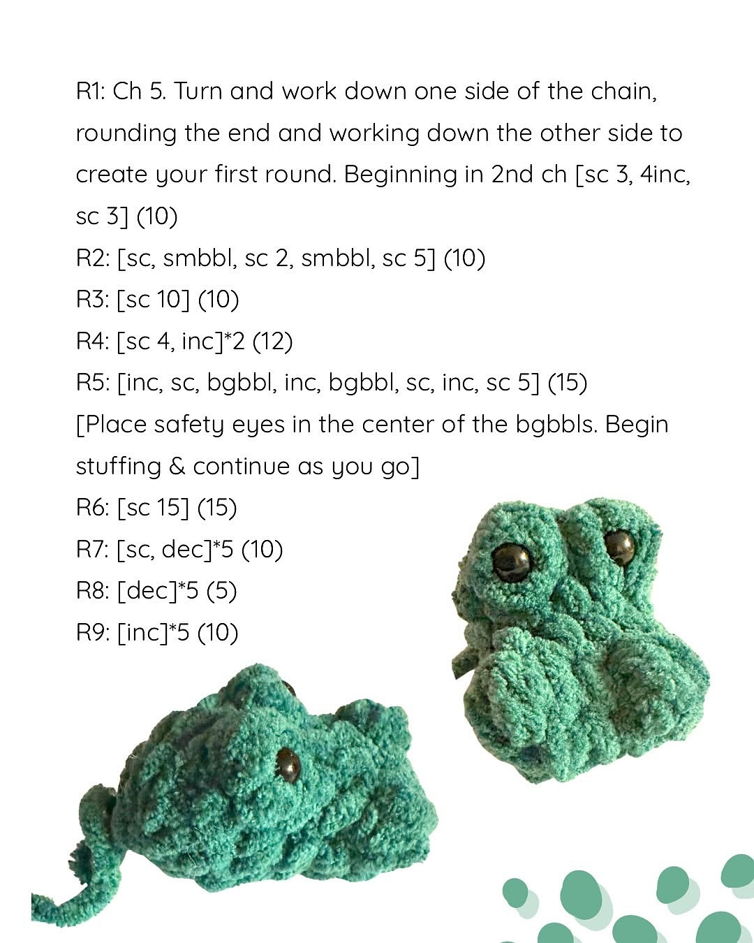 Crochet Your Own Adorable Sally Gator Plushie with This Free Pattern