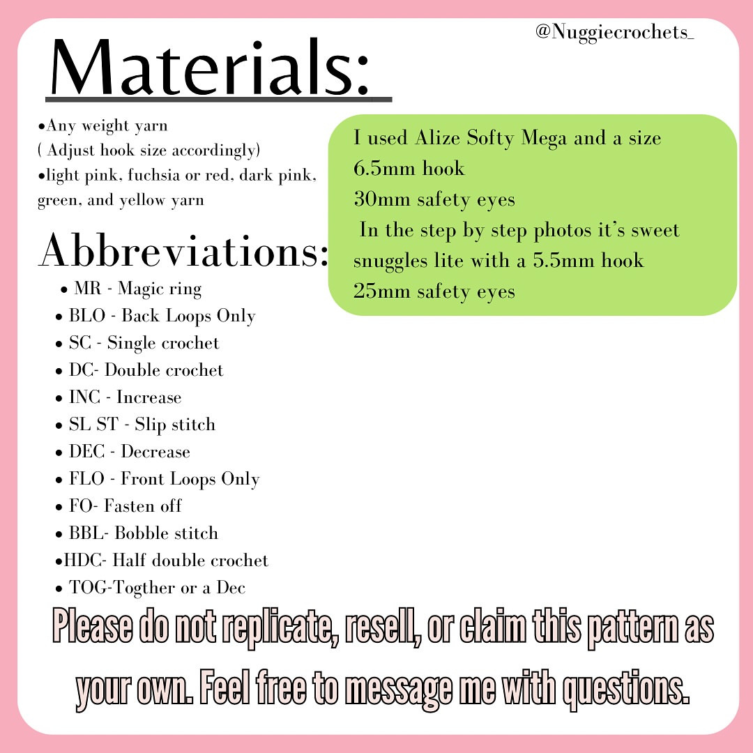 Crochet Your Own Adorable Strawberry Piggy with Free Pattern