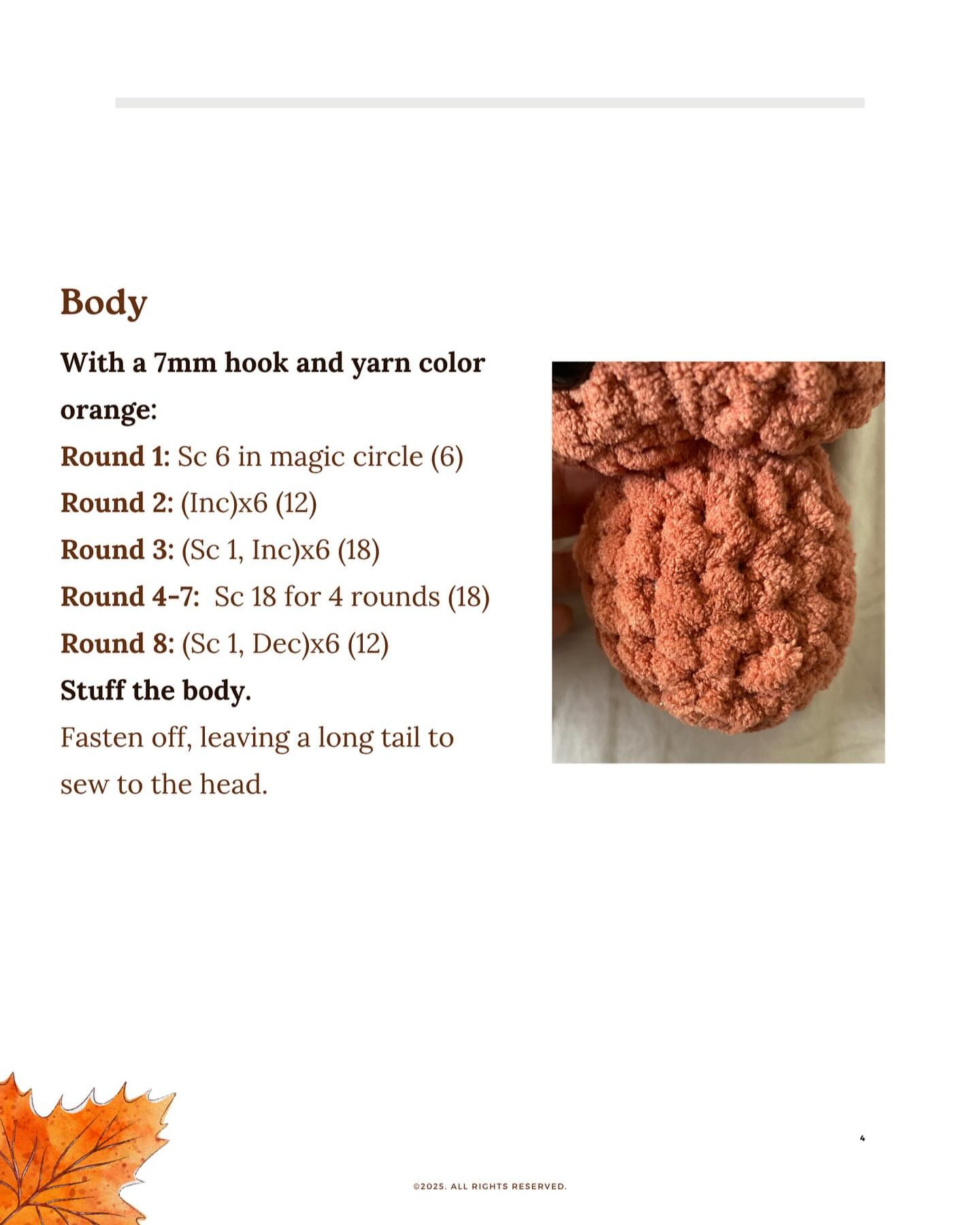 Crochet Your Own Andrew the Adorable Baby Pumpkin Plush