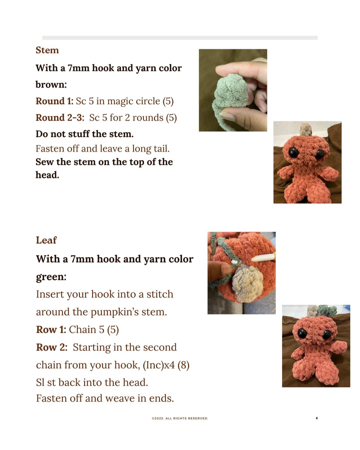 Crochet Your Own Andrew the Adorable Baby Pumpkin Plush