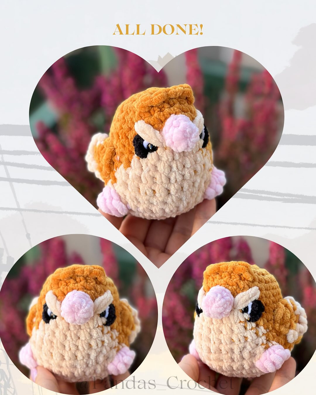 Crochet Your Own Angry Pidgeon with This Free Pattern