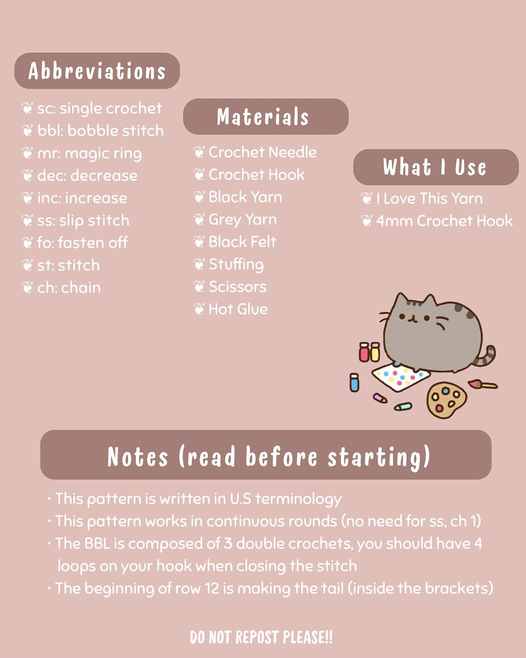 Crochet Your Own Cute Baby Pusheen with This Free Pattern