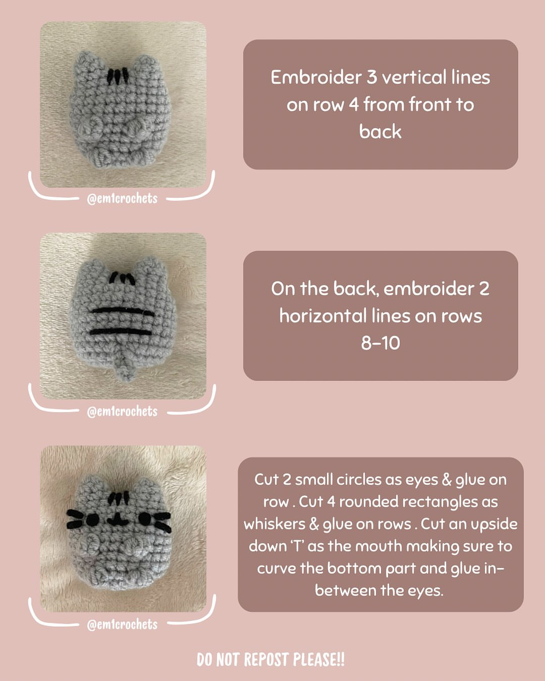 Crochet Your Own Cute Baby Pusheen with This Free Pattern