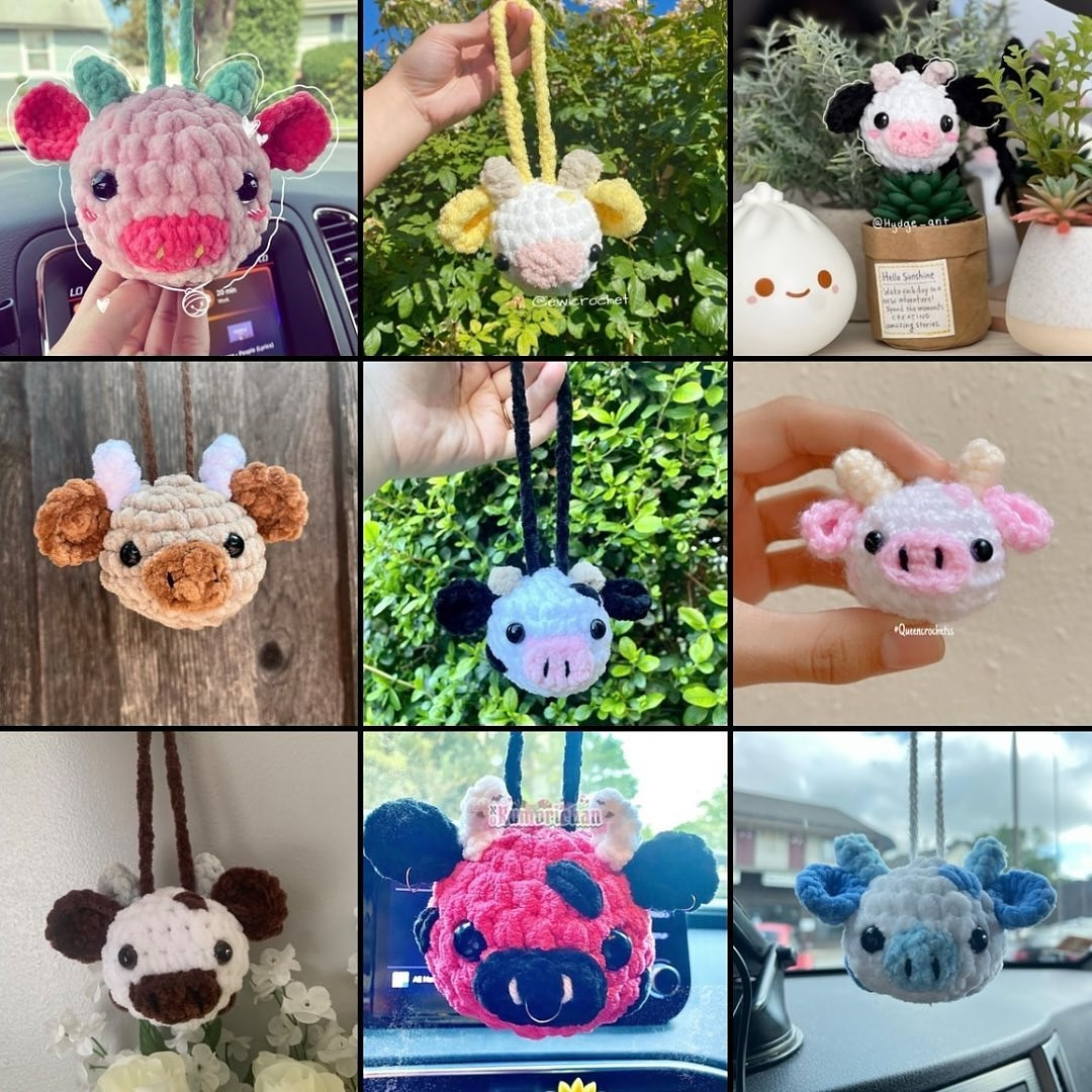 Crochet Your Own Cute Cow with This Free Pattern