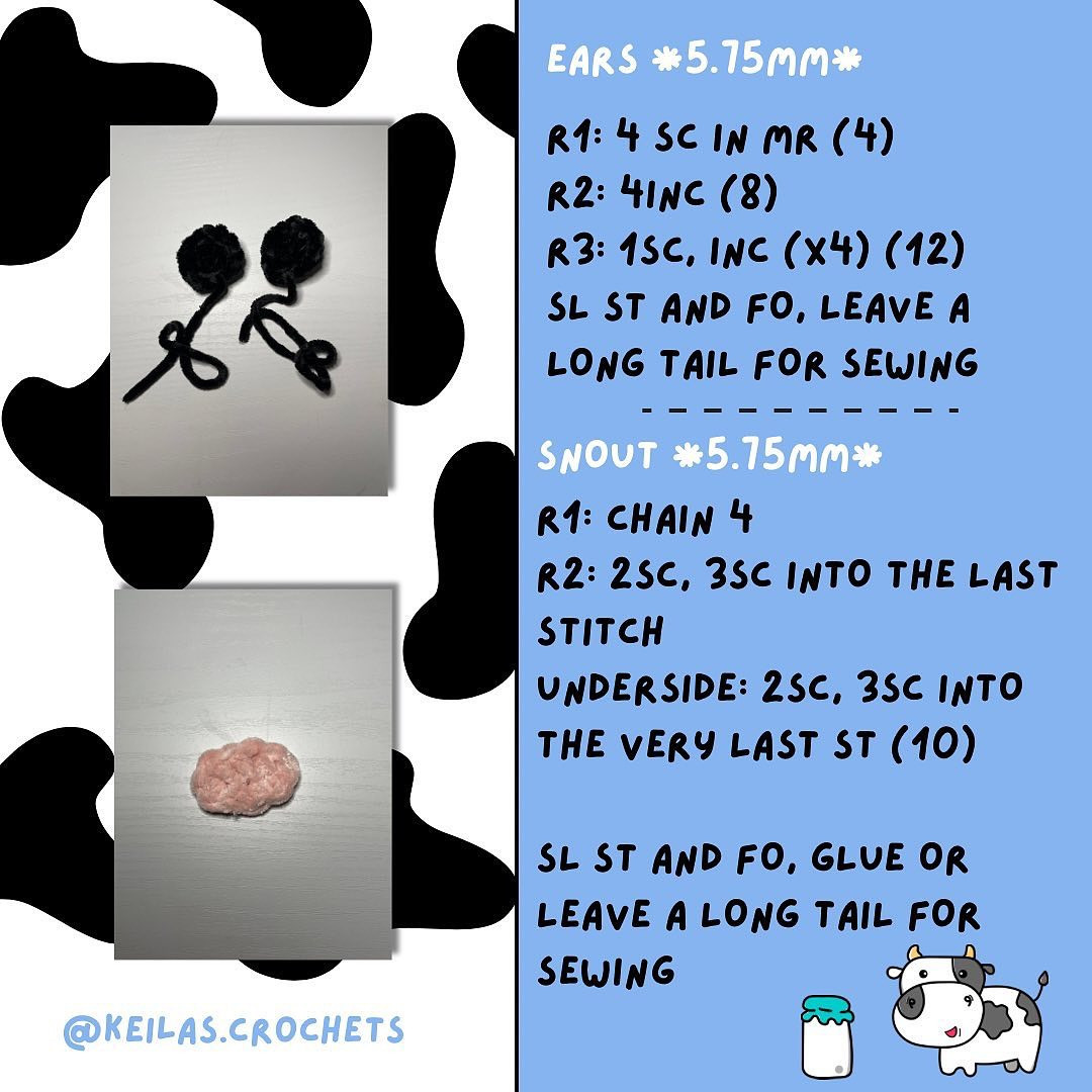 Crochet Your Own Cute Cow with This Free Pattern