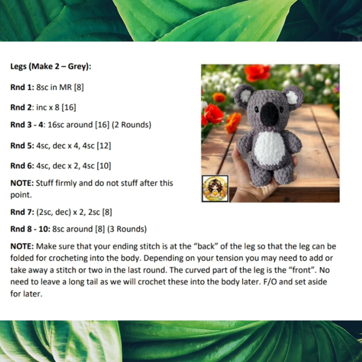 Crochet Your Own Cute Koala with This Easy Pattern