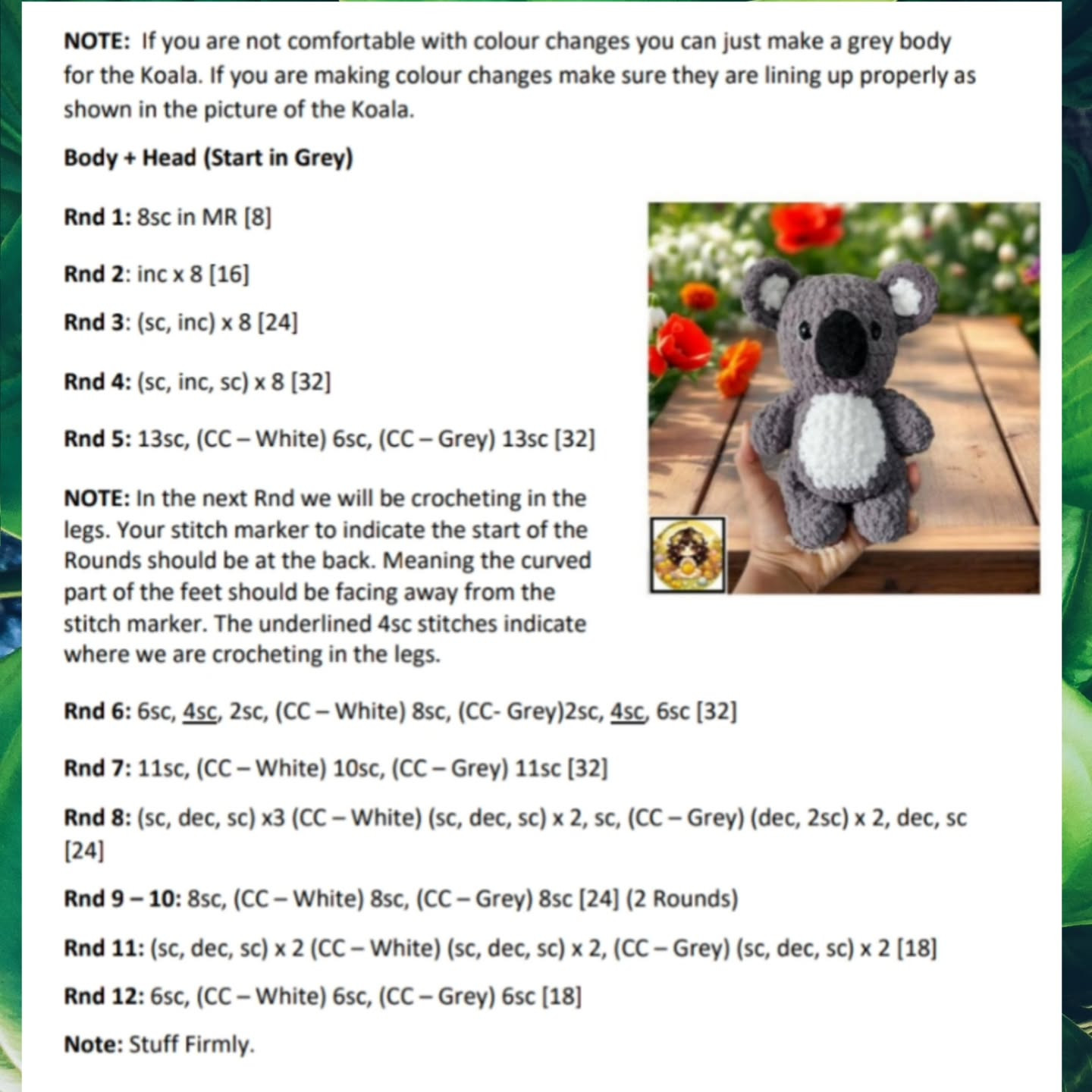 Crochet Your Own Cute Koala with This Easy Pattern