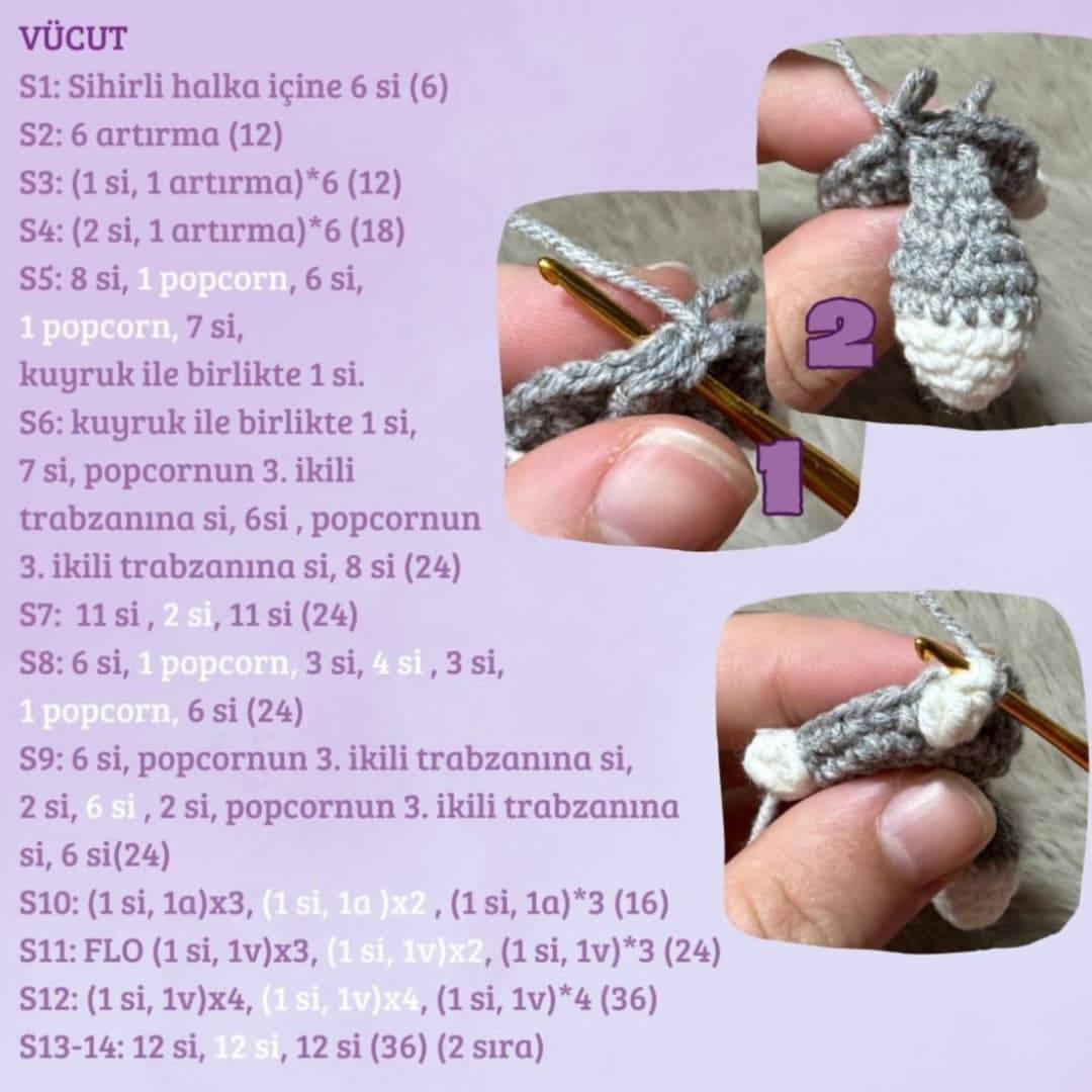 Crochet Your Own Cute Little Husky Amigurumi Pattern