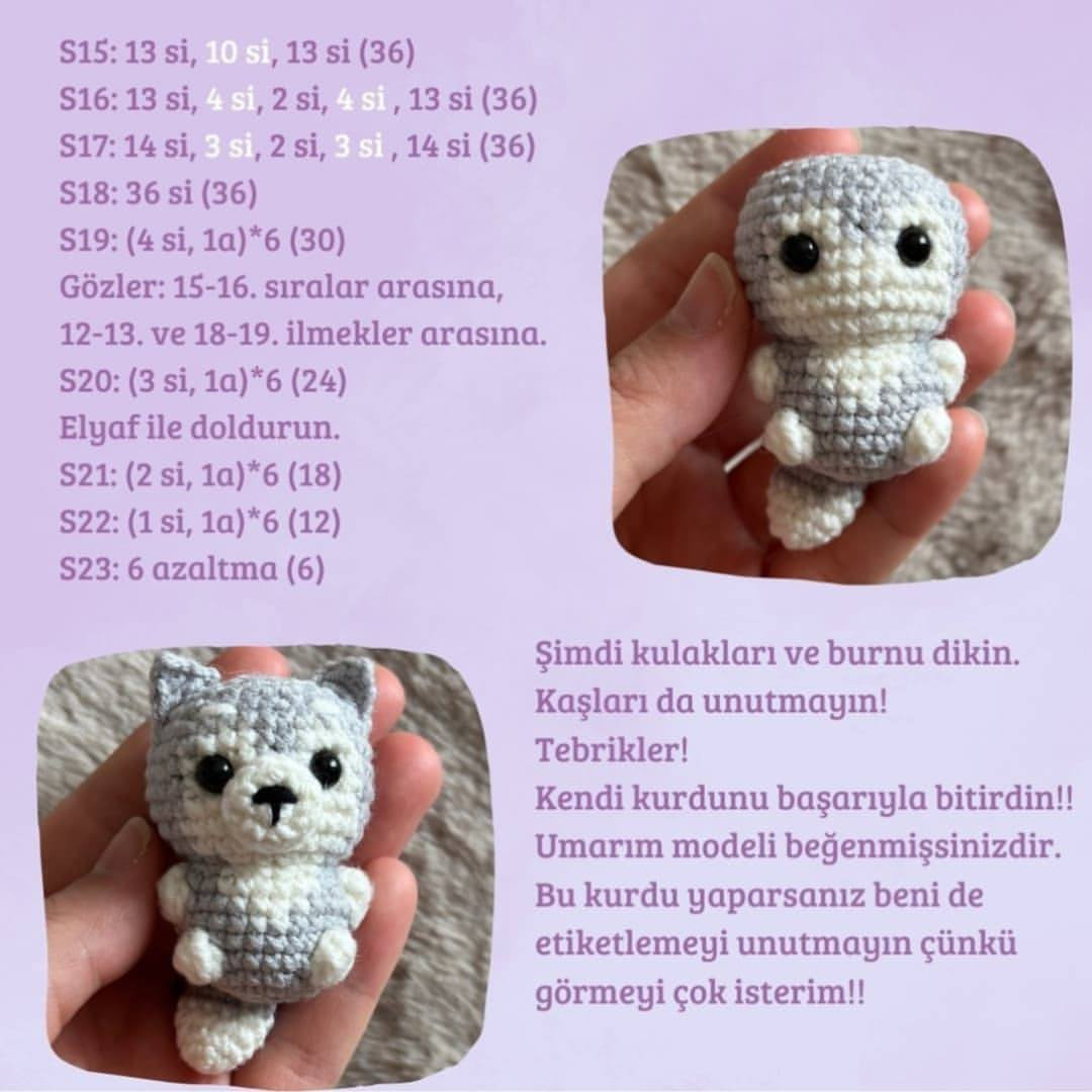 Crochet Your Own Cute Little Husky Amigurumi Pattern