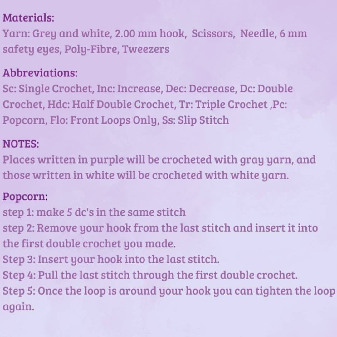 Crochet Your Own Cute Little Husky Amigurumi Pattern