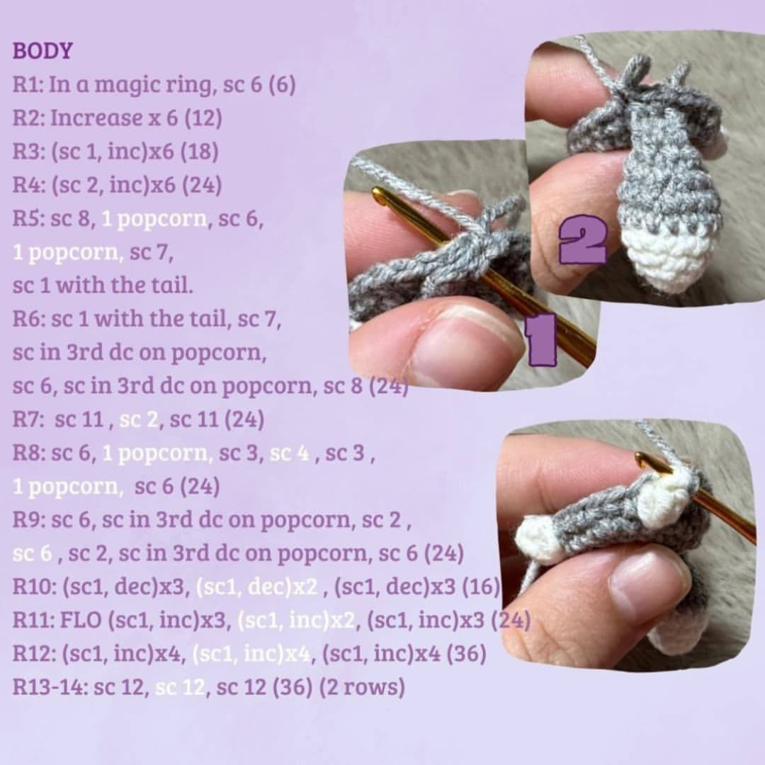 Crochet Your Own Cute Little Husky Amigurumi Pattern