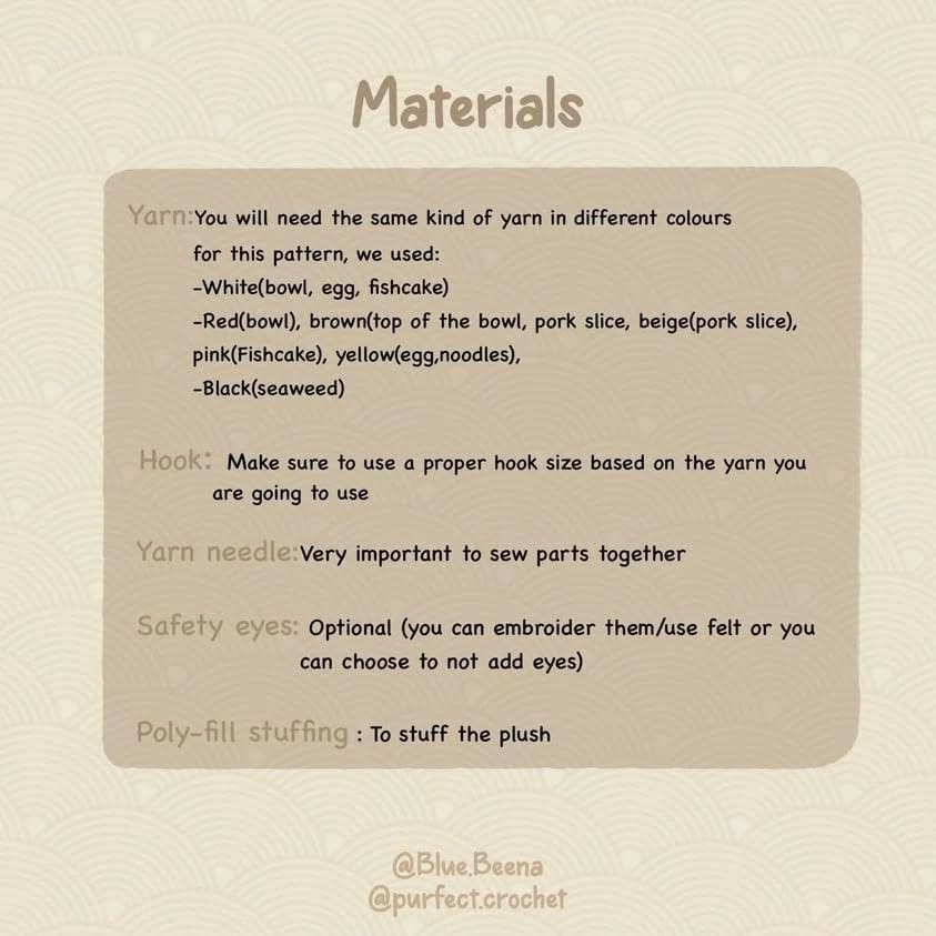 Crochet Your Own Cute Ramen Bowl with Free Pattern