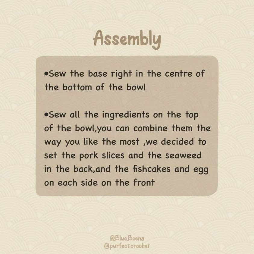 Crochet Your Own Cute Ramen Bowl with Free Pattern