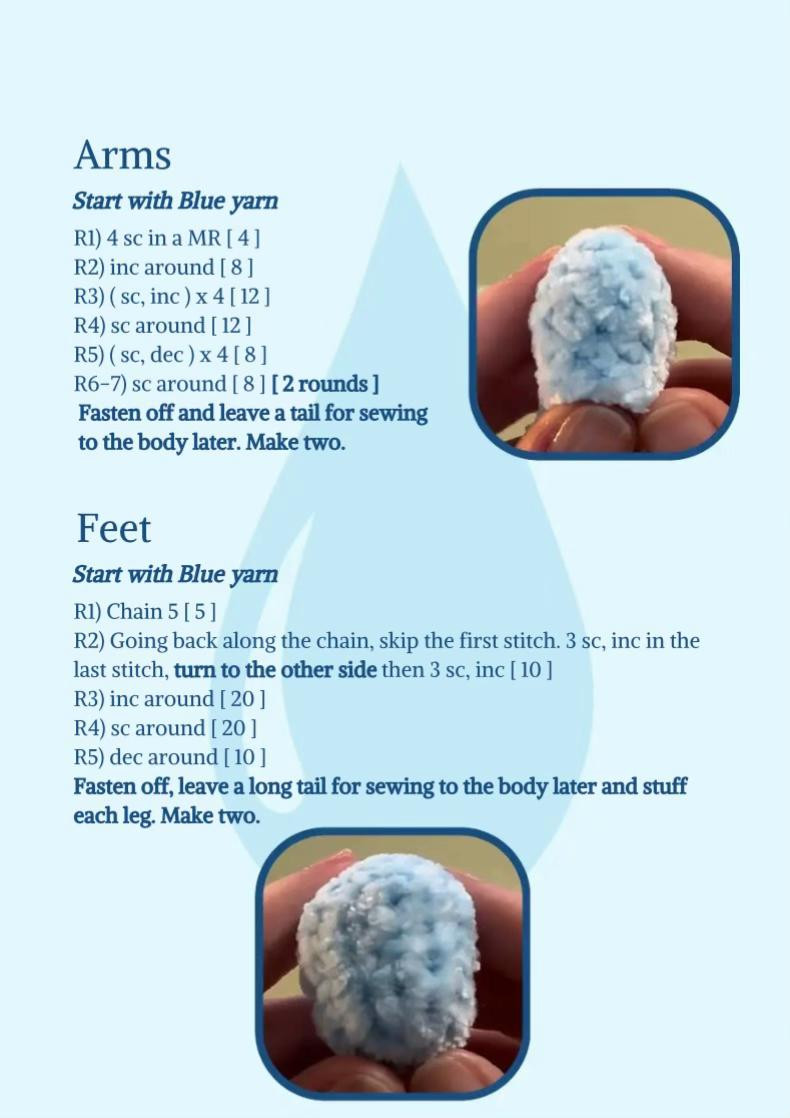 Crochet Your Own Cute Squirtle with This Free Pattern