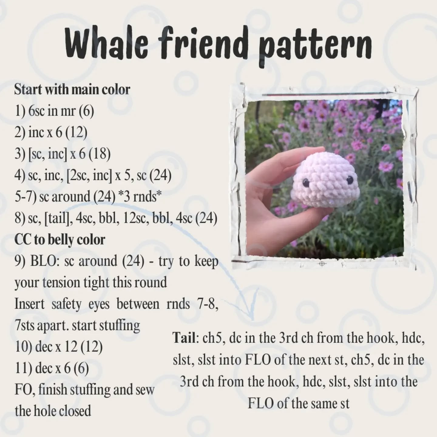 Crochet Your Own Cute Whale with This Free Pattern