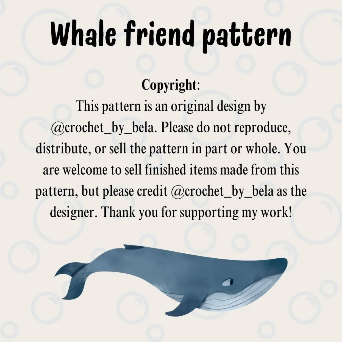 Crochet Your Own Cute Whale with This Free Pattern