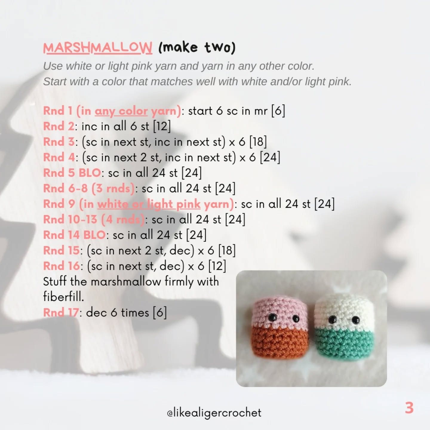 Crochet Your Own Fluff and Puff Winter Marshmallows with Free Pattern
