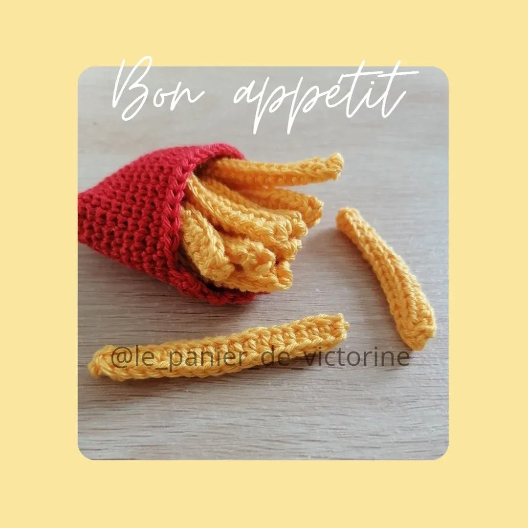 Crochet Your Own French Fries with This Free Pattern