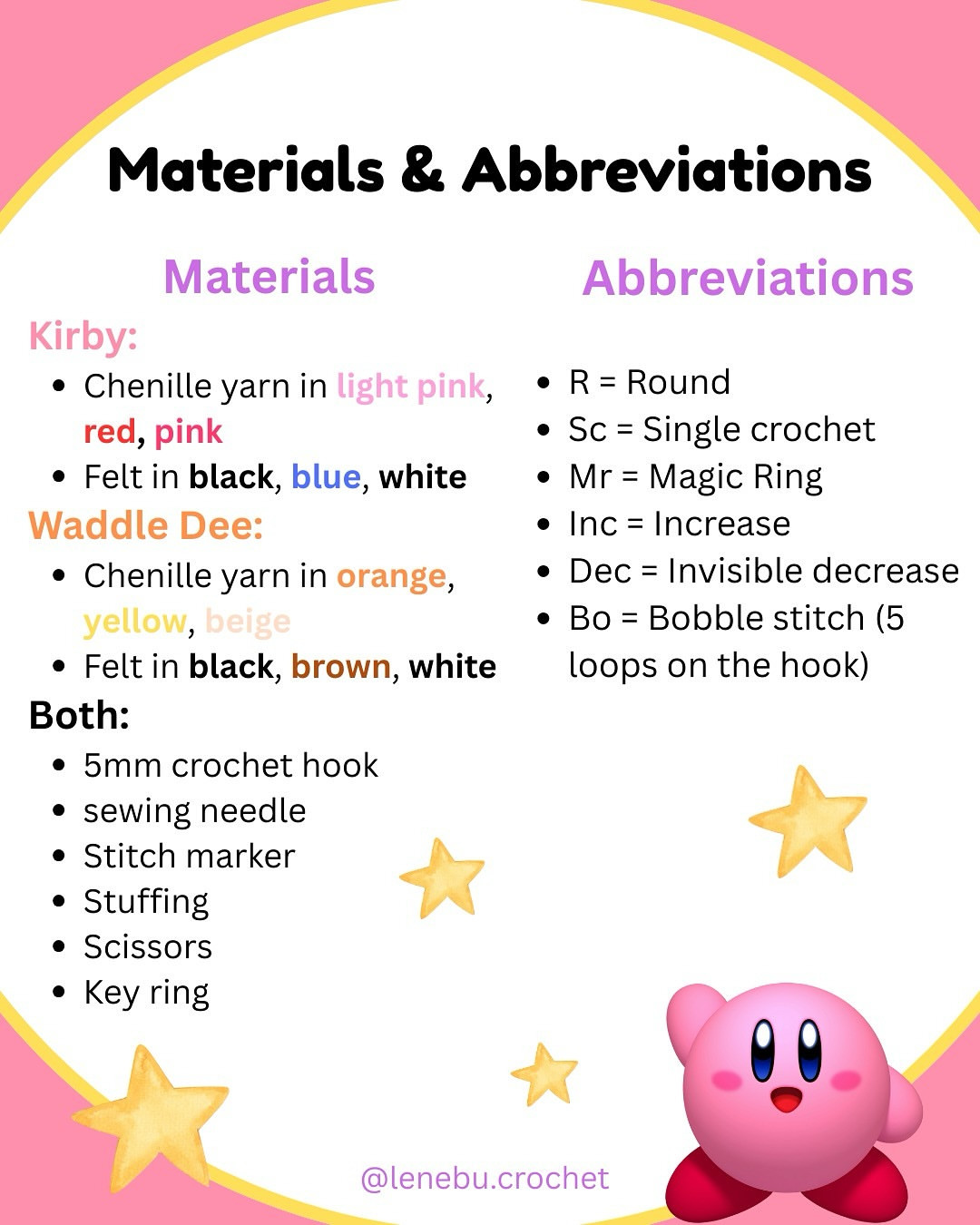 Crochet Your Own Kirby and Waddle Dee Keychains Today!