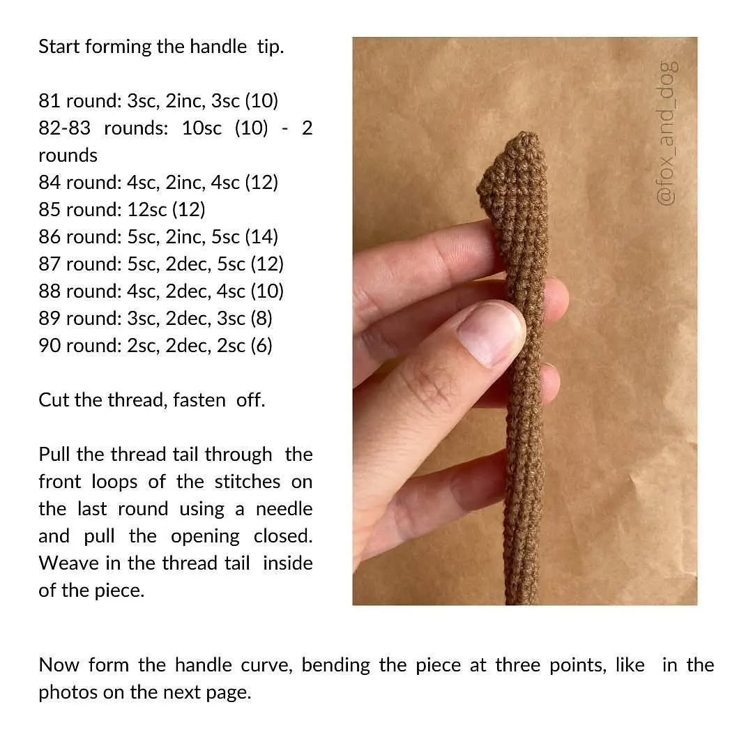 Crochet Your Own Magical Broomstick with This Free Pattern