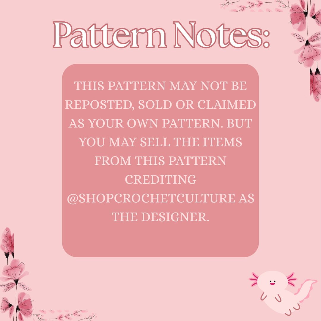 Crochet Your Own Meera the Axolotl with Free Pattern