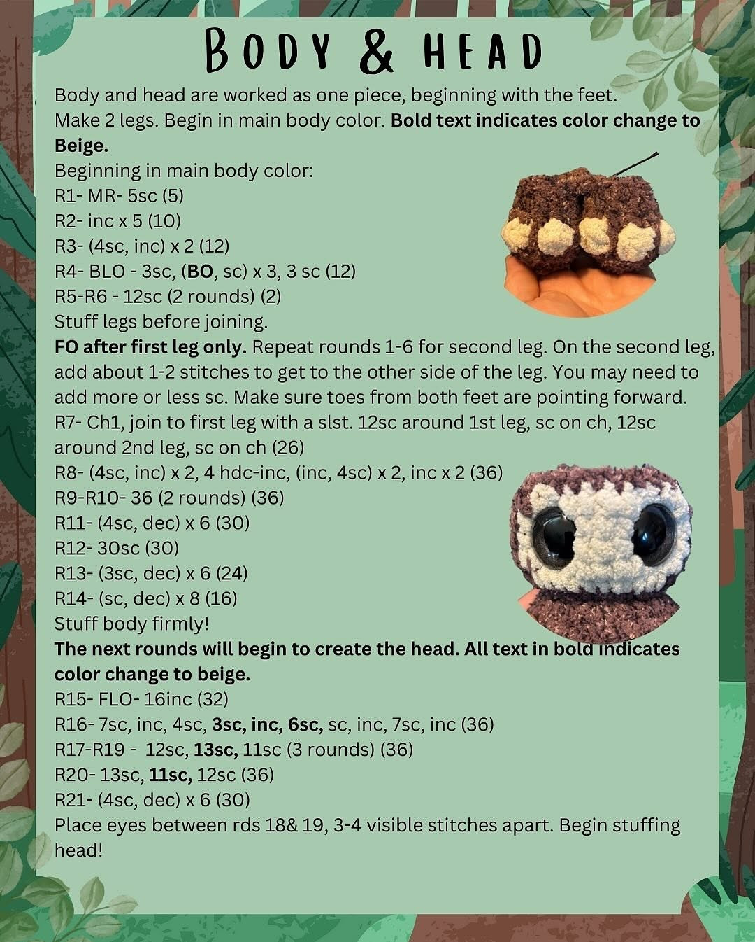 Crochet Your Own Mini Forest Dweller with This Free Pattern