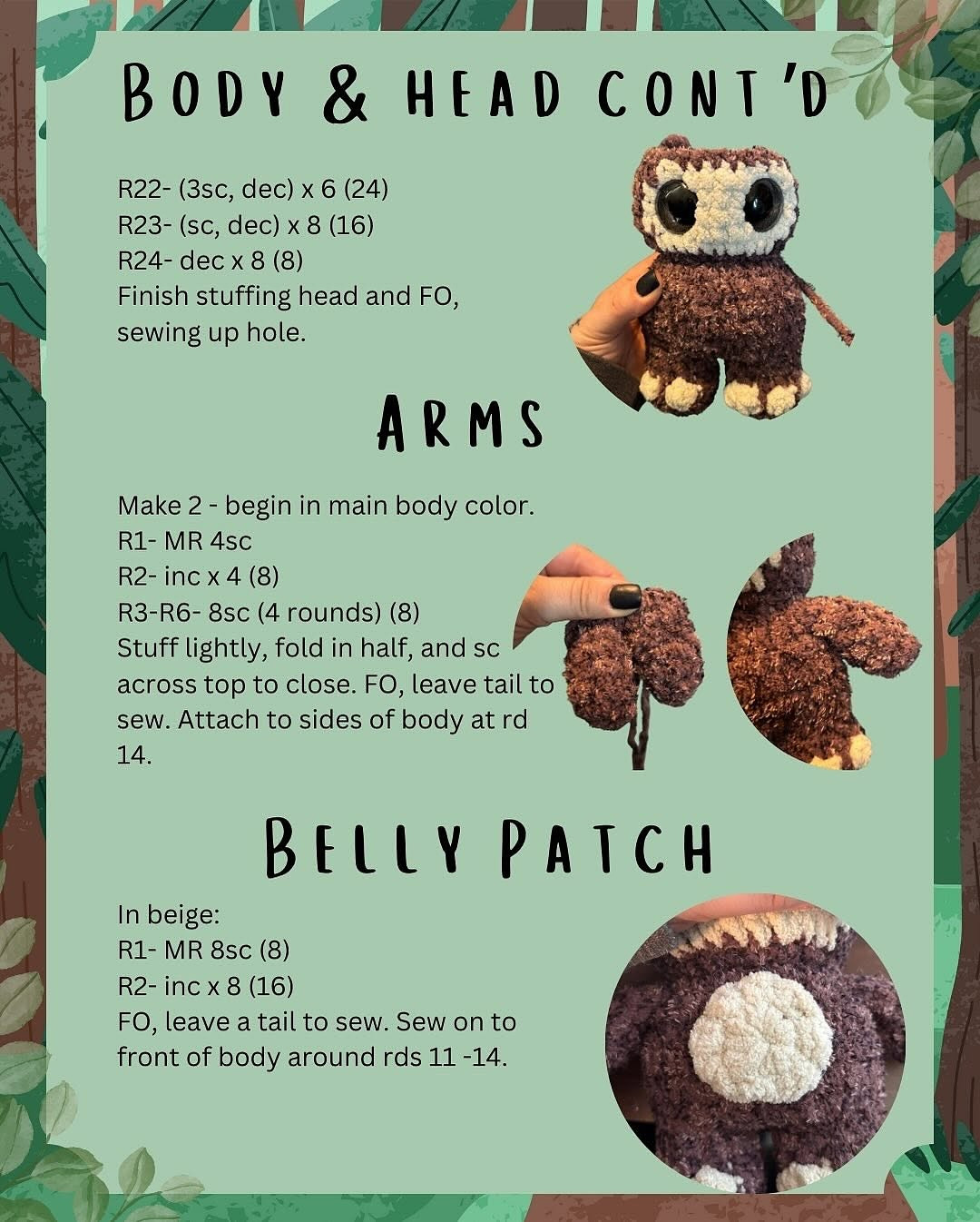 Crochet Your Own Mini Forest Dweller with This Free Pattern